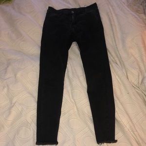 Brandy Melville cropped black skinny jeans